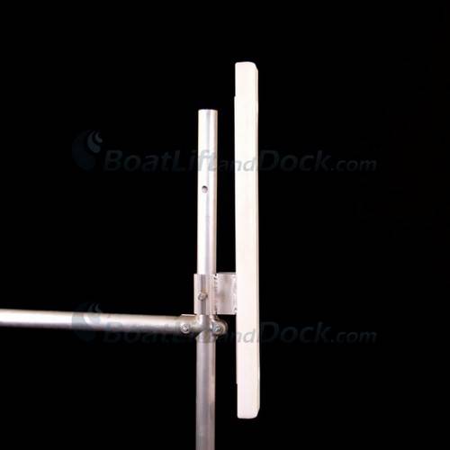 Vertical dock post bumper boat dock bumpers
