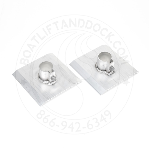 8" x 8" Aluminum Square Base Pad - 2 Pack