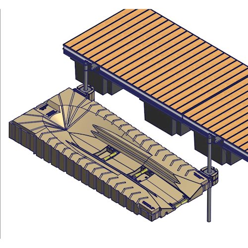 ShoreMaster ShorePort Drive On PWC Dock-Parallel t