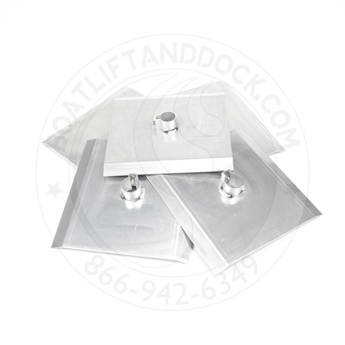 16" x 16" Aluminum Base Pad - 10 Pack
