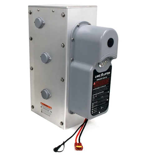 Lake Lifter DC Integrated Boat Lift Wireless Direc