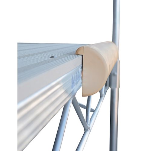 36" Half Round Bumper with Lip - Tan