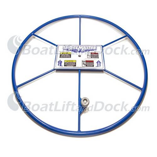 Large Blue Wheel with Spinner Knob - 1007201