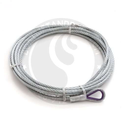 CraftLander Galvanized Looped End Winch Cable - H-