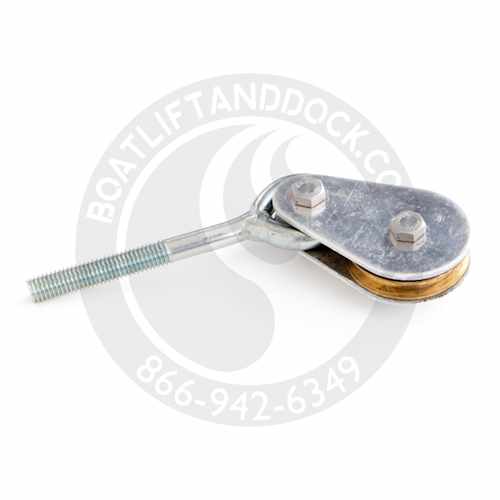 CraftLander 1/2" Bronze Eye Pulley No Link - MH-10