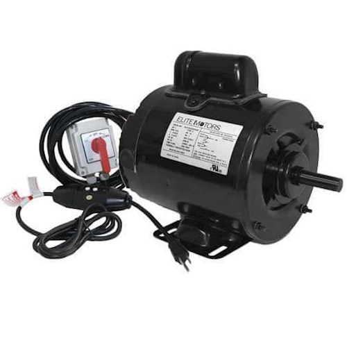 Elite 1 HP Painted 56 Frame Boat Lift Motor