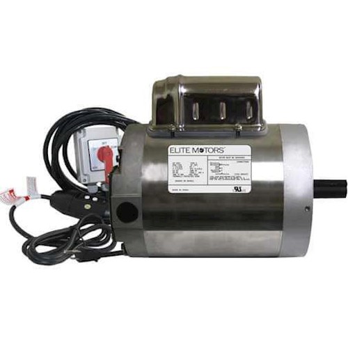 Elite 1 HP Stainless Steel C-Face Boat Lift Motor