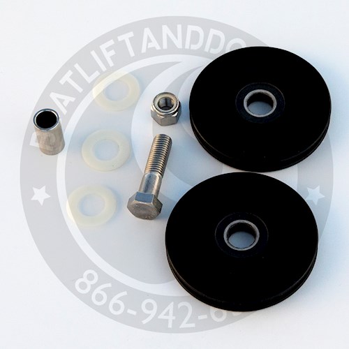 CraftLander Complete Dual Thin Sheave Assembly For