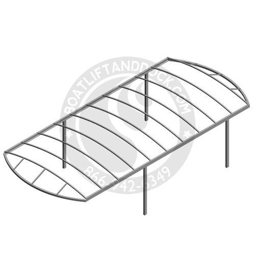 CraftLander 22x108" Standard Canopy Frame 