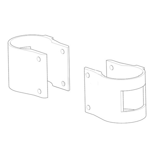 ShoreStation 4 Inch Lift Tube Post Clamp Retrofit 