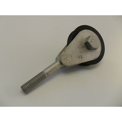 Hewitt 3" Teardrop Pulley w/ Welded 1/2" x 3" Bolt