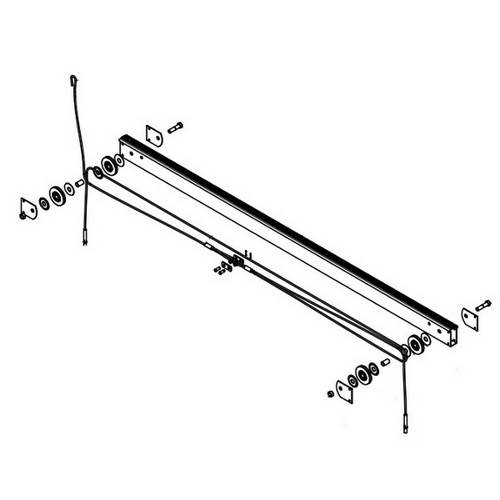 Winch Tube Assembly - ShoreStation SS1888A &amp; SSV15/20100