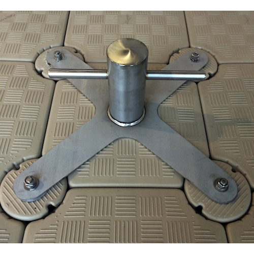 CANDOCK CLEAT HD STAINLESS STEEL 316 G2 GRAY - B02