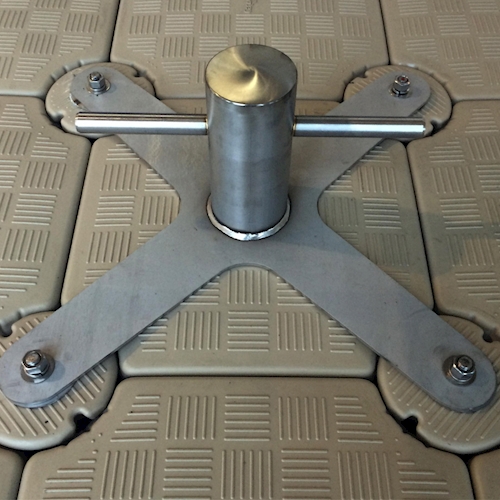 CLEAT HD STAINLESS STEEL 316 G2 BEIGE