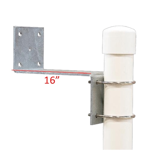 CANDOCK Z-BRACKET 16" GALVANIZED STEEL - B0371