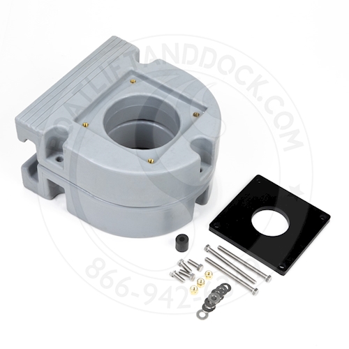 ShorePort Rear Poly Pipe Bracket - Gray