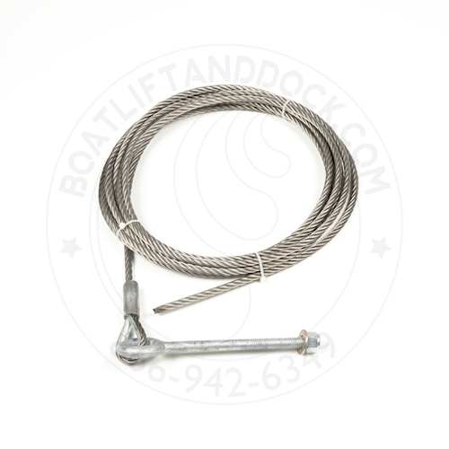 Aftermarket ShoreMaster Winch Cable - Replaces 100