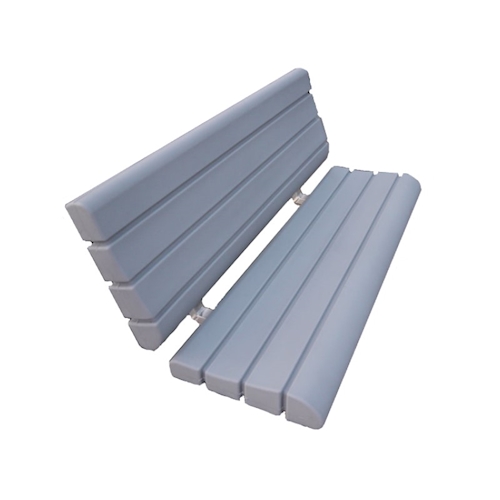 ShoreMaster Off-Deck Lake View Bench - Gray