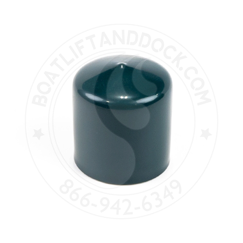 Round Pipe Cap - 2" Cap - Green
