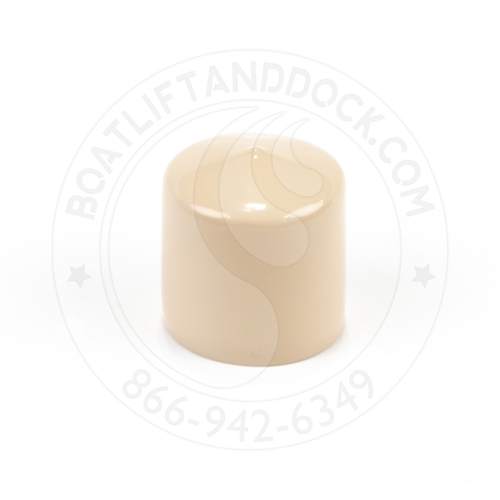 Round Pipe Cap - 2" Cap - Tan