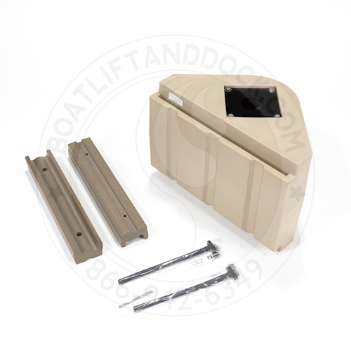 PolyDock Poly Pipe Bracket Large - Tan