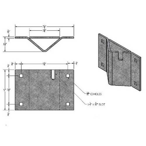 Light Duty Wood Dock Hardware