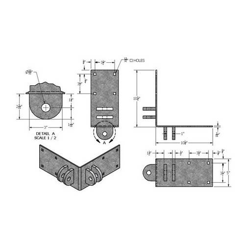 Light Duty Wood Dock Hardware