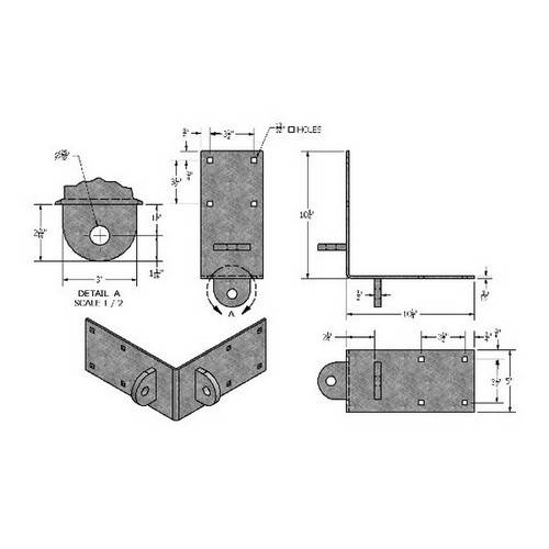 Light Duty Wood Dock Hardware