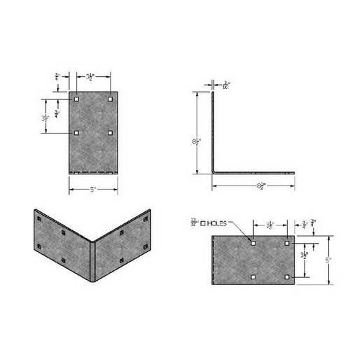 Light Duty Wood Dock Hardware