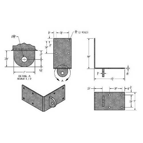 Light Duty Wood Dock Hardware