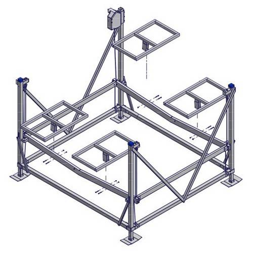 ShoreMaster Pontoon Rack - Bent Rack
