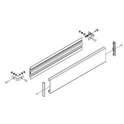 Aluminum &amp; EON 2 End Board  DA-0064