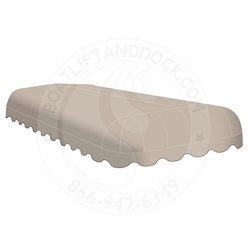 ShoreMaster 19 x 84" Hydrofend Tan Canopy Cover - SMR1984-HF-TN ShoreMaster Hydrofend Tan Canopy Cover -