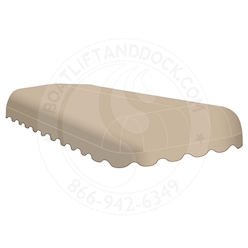 ShoreMaster 21 x 96" HarborTime Antique Beige Canopy Cover - SMR2196HT-AB ShoreMaster HarborTime Antique Beige Can