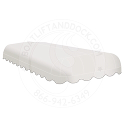 ShoreMaster 29 x 132" HarborTime White Canopy Cover - SMR29132HT-WH ShoreMaster HarborTime White Canopy Cove