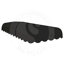 ShoreMaster 33 x 120" RecWater Black Canopy Cover - SMR33120RW-BK ShoreMaster RecWater Black Canopy Cover