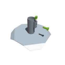 ShoreBridge Foot Pad For Schedule 40 Pipe ShoreBridge Foot Pad for 1-1/2 Schedule 40 Pipe Leg Pole