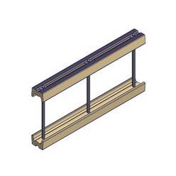 PolyDock 3 End Connector 32.875" - Tan ShoreMaster 3 End Connector 32.875"