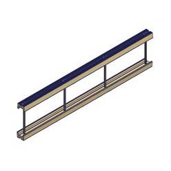 PolyDock 6 End Connector 69.240" - Tan ShoreMaster 6 End Connector 69.240"