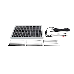 15 Watt Solar Panel for 12v - Panel & Wiring Only