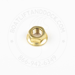 ShoreMaster 3/8" Brass Flange Nut