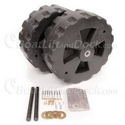 Poly Tire Kit with Premium 24" Poly Wheels Complete Poly Wheel Kit with 24" Poly Wheels