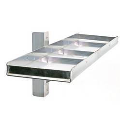 Dual 12V Post Mounted Battery Storage Tray Storage Tray - Dual 12 Volt