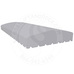 Max Stordry 28 x 122" Hydrofend Gray Cover - Closed End Style - MAX28122HF-GY Feighner Hydrofend Gray Canopy Cover - F