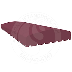 Max Stordry 22 x 122" Shelter-Rite Burgundy Canopy Cover - Tower Zipper Open End Style -  TMAX22122V-BY Feighner Shelter-Rite Burgundy Canopy Co