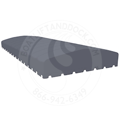 Max Stordry 26 x 108" Shelter-Rite Charcoal Cover - Closed End Style - MAX26108V-CC Feighner  Shelter-Rite Charcoal Canopy Co