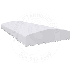 Max Stordry 20 x 108" Shelter-Rite Gray Cover - Closed End Style - MAX20108V-GY Feighner Shelter-Rite Gray Canopy Cover
