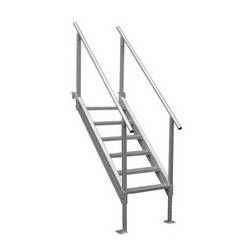 Lightweight 6 Step Universal Dock Stair Universal 6 Step Dock Stairs