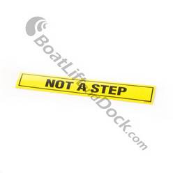 ShoreStation 4850408 - DECAL NOT A STEP (SMALL)