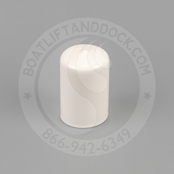 Round Pipe Cap - 1-1/4" Cap - White Round Pipe Cap - 1-1/4" Cap - White
